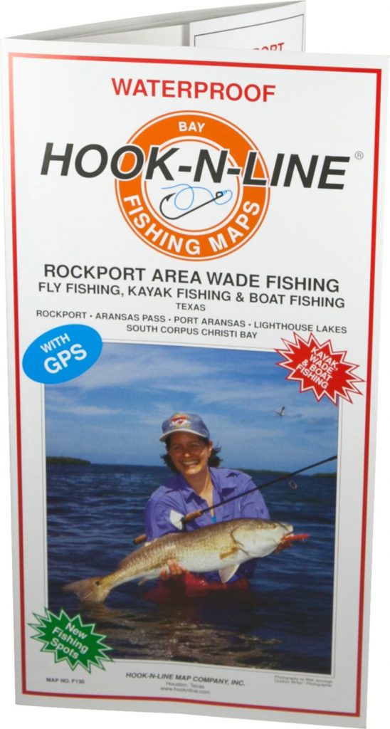 HookNLine Map F130 Rockport Wade Fishing Map (With Gps) Austinkayak Texas Wade Fishing