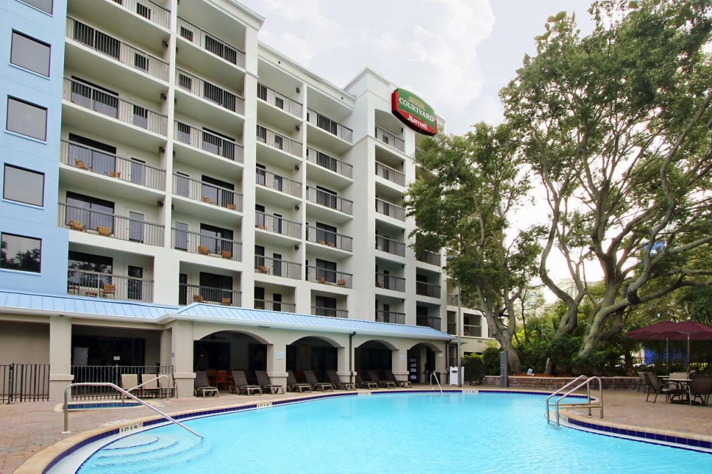 Hotel Courtyard Cocoa Beach, Fl, Fl - Booking - Map Of Hotels In Cocoa Beach Florida