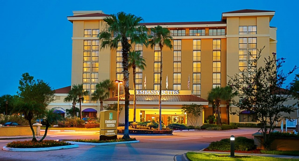 Hotel Embassy Suiteshilton Orlando, Fl - Booking - Embassy Suites In Florida Map
