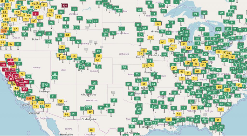 How Air Quality And The Aqi Are Measured Extremetech Aqi Map