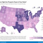 How High Are Property Taxes In Your State? | Tax Foundation   Texas Property Map