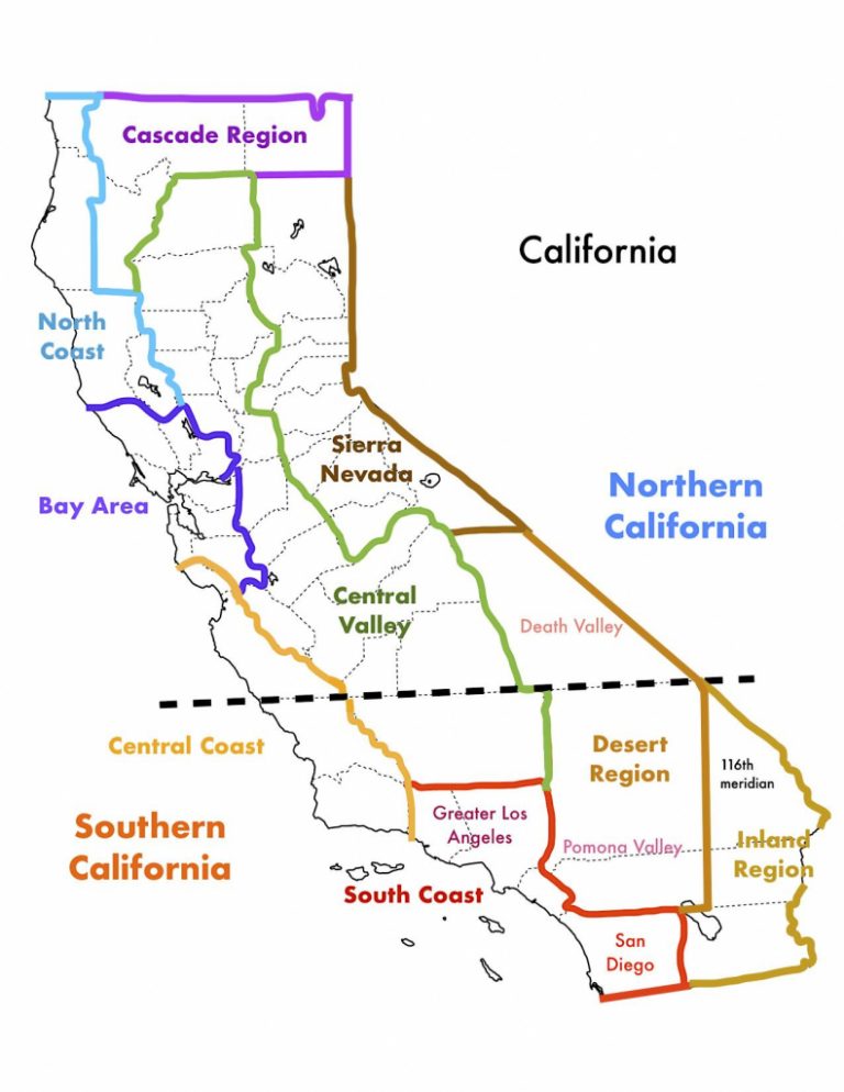 How I'd Divide California (By Request, Not From Cali, Can - Divide ...