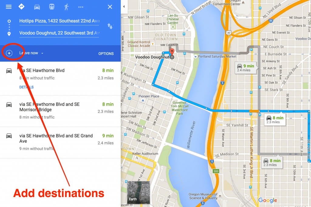 How To Get Driving Directions And More From Google Maps - Free Printable Maps Driving Directions