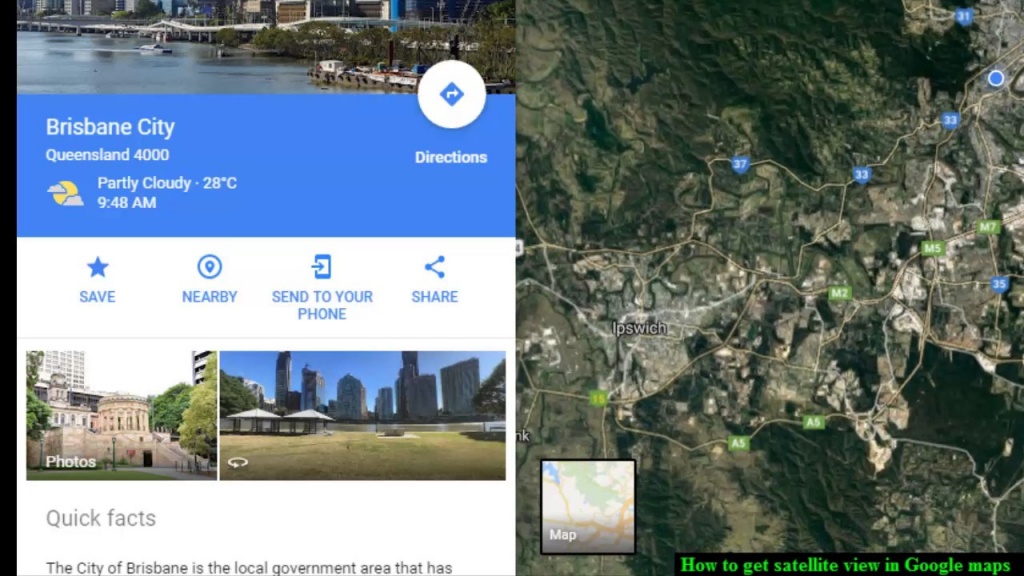 How To Get Satellite View In Google Maps - Youtube - Google Maps Satellite Texas