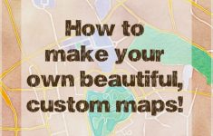 How To Make Beautiful Custom Maps To Print, Use For Wedding Or Event - Printable Maps For Invitations
