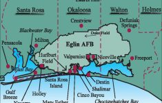 Hurlburt Field Afb, Fl (And Surrounding Cities In Okaloosa County - Map ...