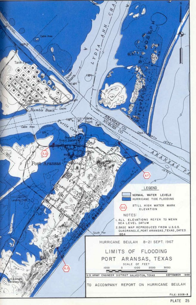 Hurricane Flood And Surge Maps - Map Of Port Aransas Texas Area - Printable Maps