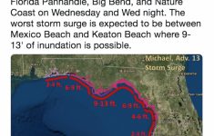 Hurricane Michael - Timeline, Aftermath &amp; Statistics - Mexico Beach Florida Map