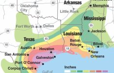 Hurricane Warnings Issued Along Texas Coast As Tropical Storm Harvey - Map Of Texas Coast