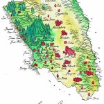 I Illustrated A Map Of My Home County Of Sonoma, California :) [1245   Sonoma California Map