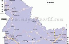 Idaho Road Map - Printable Map Of Idaho