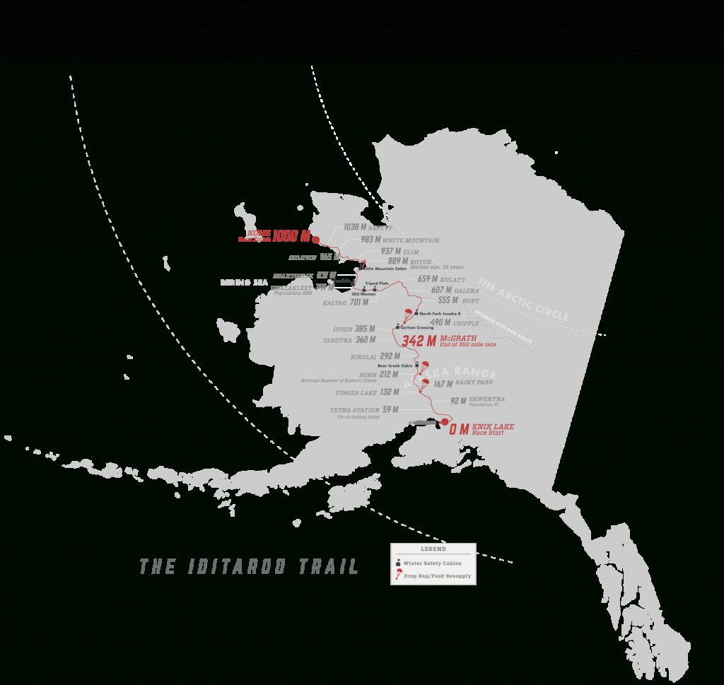 Iditarod Map Printable