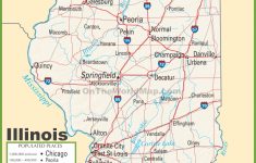 Illinois Highway Map - Printable Map Of Illinois
