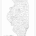 Illinois Labeled Map   Illinois County Map Printable