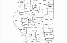 Illinois Labeled Map - Printable Map Of Illinois