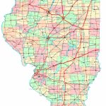 Illinois Printable Map   Illinois County Map Printable