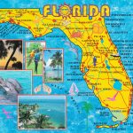 Illustrated Tourist Map Of Florida   Florida Tourist Map