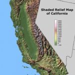 Image Result For Topographic Map Of California With Labels | My   Topo Map Of California