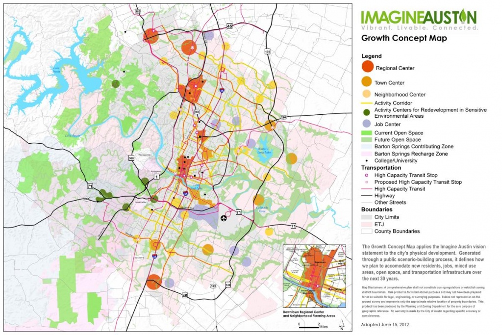 Imagine Austin Resources | Austintexas.gov - The Official Website Of - Austin Texas Map Downtown