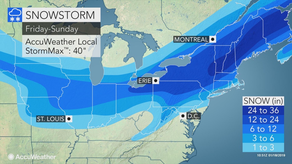 Immobilizing Blizzard With Feet Of Snow Looms For Interior Northeast - Snow Level Map California
