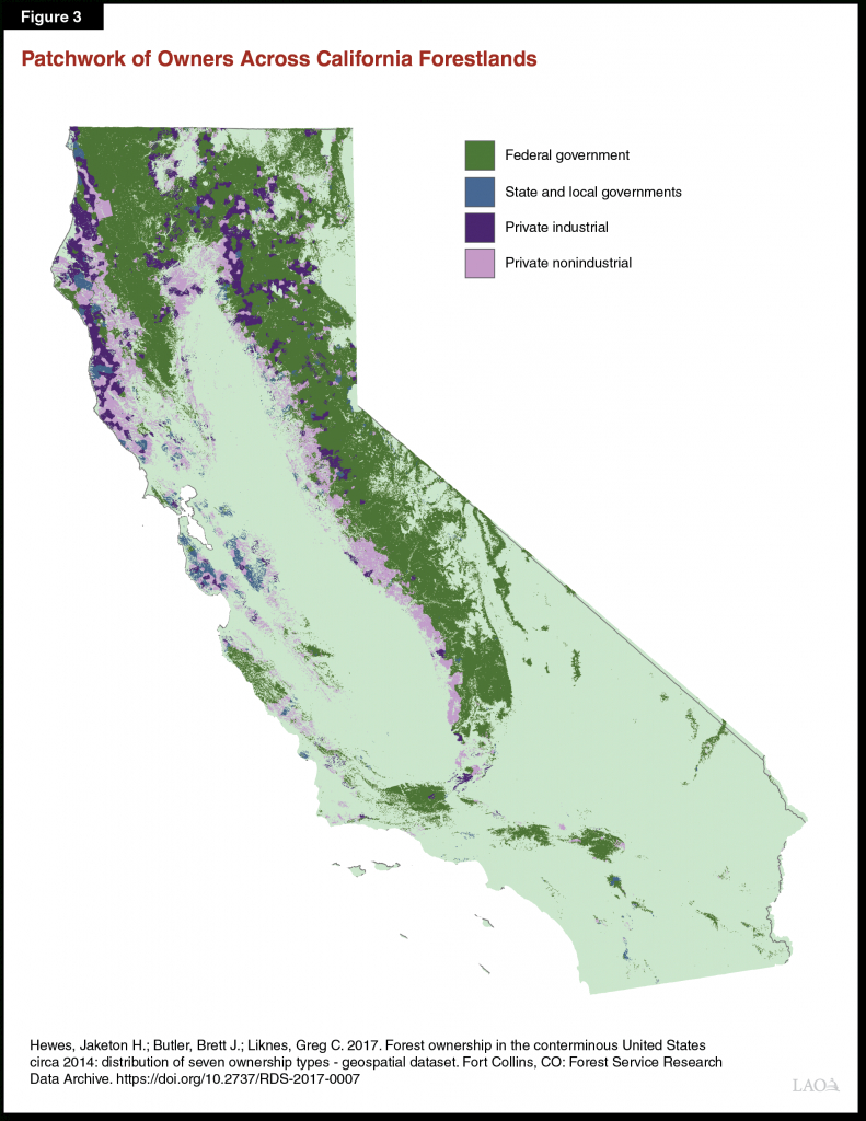 Improving California&amp;#039;s Forest And Watershed Management - California Forests Map