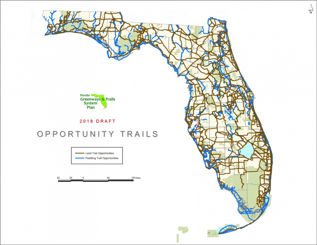 In-House Graphics-Draft Ogt 2018-2022 Priority Trails Map | Florida - Florida Greenways And Trails Map
