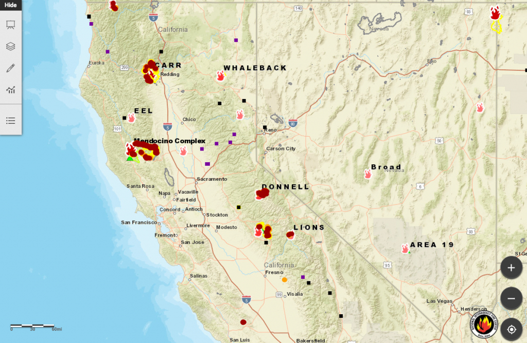 In Search Of Fire Maps – Greeninfo Network - California Fires Map Today