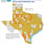 In Texas, Freshwater Use For Oil And Gas Should Be Reduced Strategically   Texas Oil And Gas Well Map