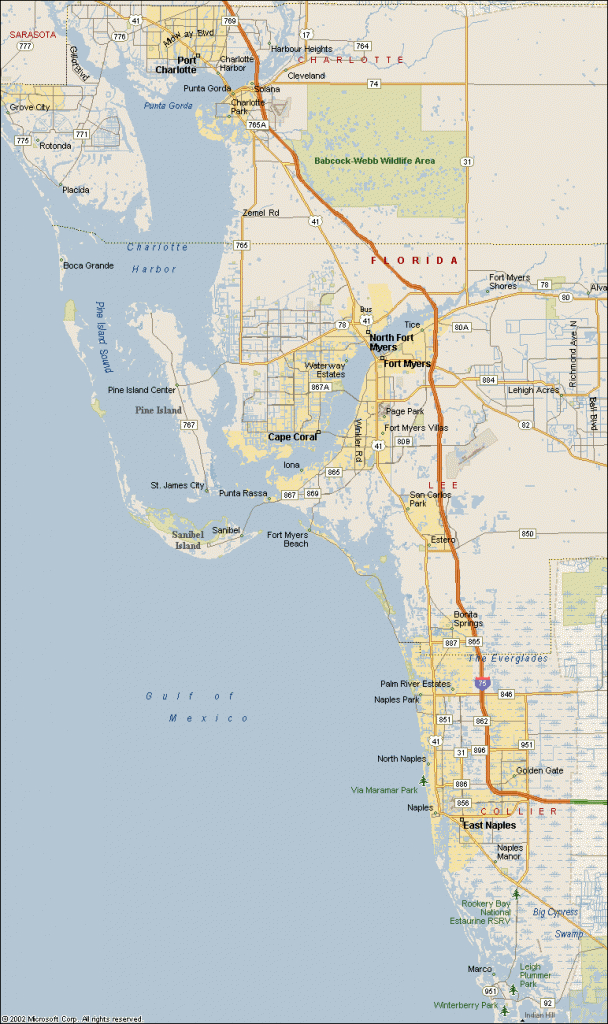 Index Of /maps - Map Of Southwest Florida