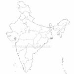 India Political Map   Political Outline Map Of India Printable