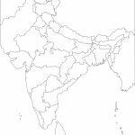 India Printable, Blank Maps, Outline Maps • Royalty Free   India Political Map Outline Printable