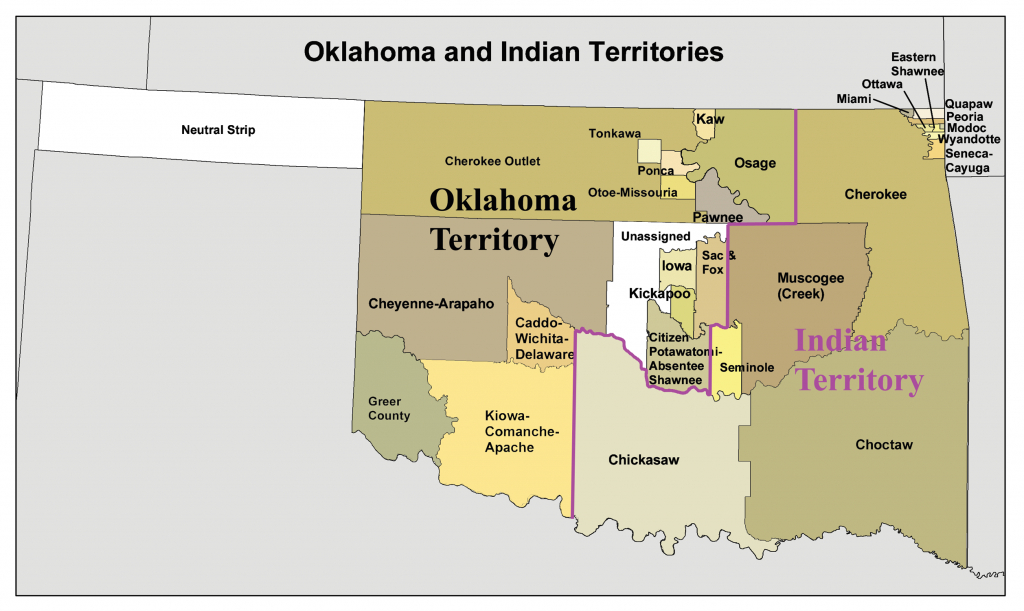 Indian Territory - Wikipedia - Native American Reservations In Texas Map