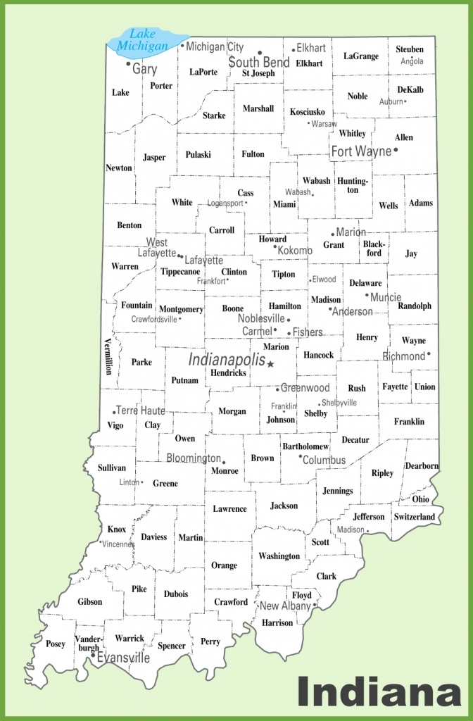 Indiana County Map - Indiana County Map Printable