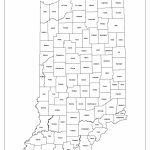 Indiana Labeled Map   Indiana County Map Printable