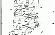indiana state map with counties outline and location of each county indiana state map printable Indiana State Map With Counties Outline And Location Of Each County - Indiana State Map Printable