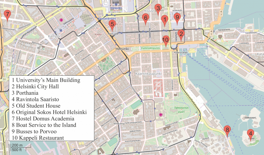Instructions - Hrms 2017 - Helsinki City Map Printable