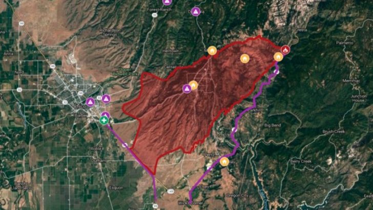 Interactive Map Of California Fires