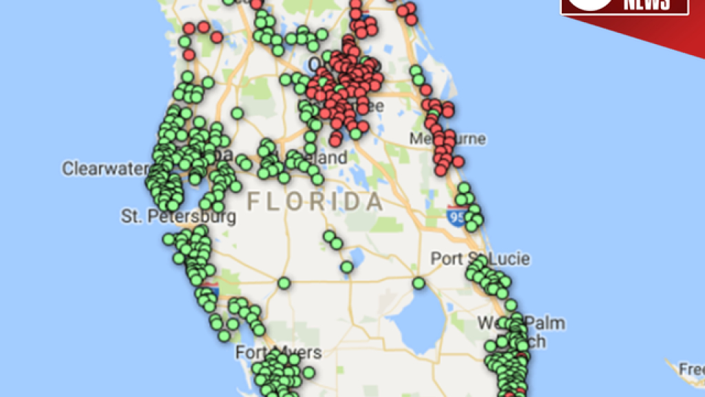 Interactive Map: Which Publix Stores Are Open And Closed After Irma - Interactive Map Of Florida