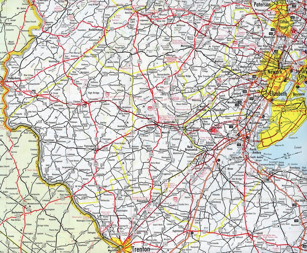 Interstate 95 Interstate Guide Map Of I 95 From Florida To New York   Interstate 95 Interstate Guide Map Of I 95 From Florida To New York 1024x844 