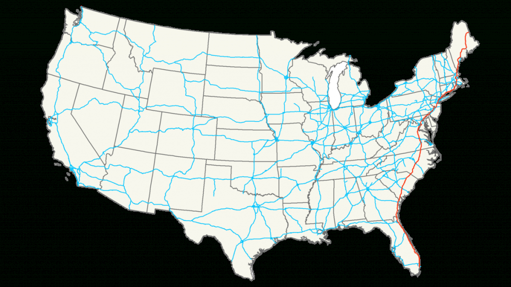 Interstate 95 — Wikipédia - Map Of I 95 From Nj To Florida