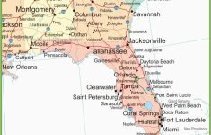 Interstate Map Of Alabama Us Map With Highways Map Of Alabama - Us Map Of Alabama And Florida