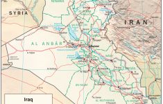 Iraq — Central Intelligence Agency - Printable Map Of Iraq