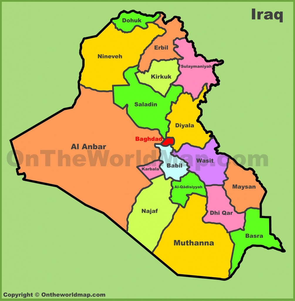 Iraq Maps | Maps Of Iraq - Printable Map Of Iraq
