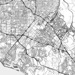 Irvine, California   Area Map   Light | Hebstreits Sketches   Irvine California Map