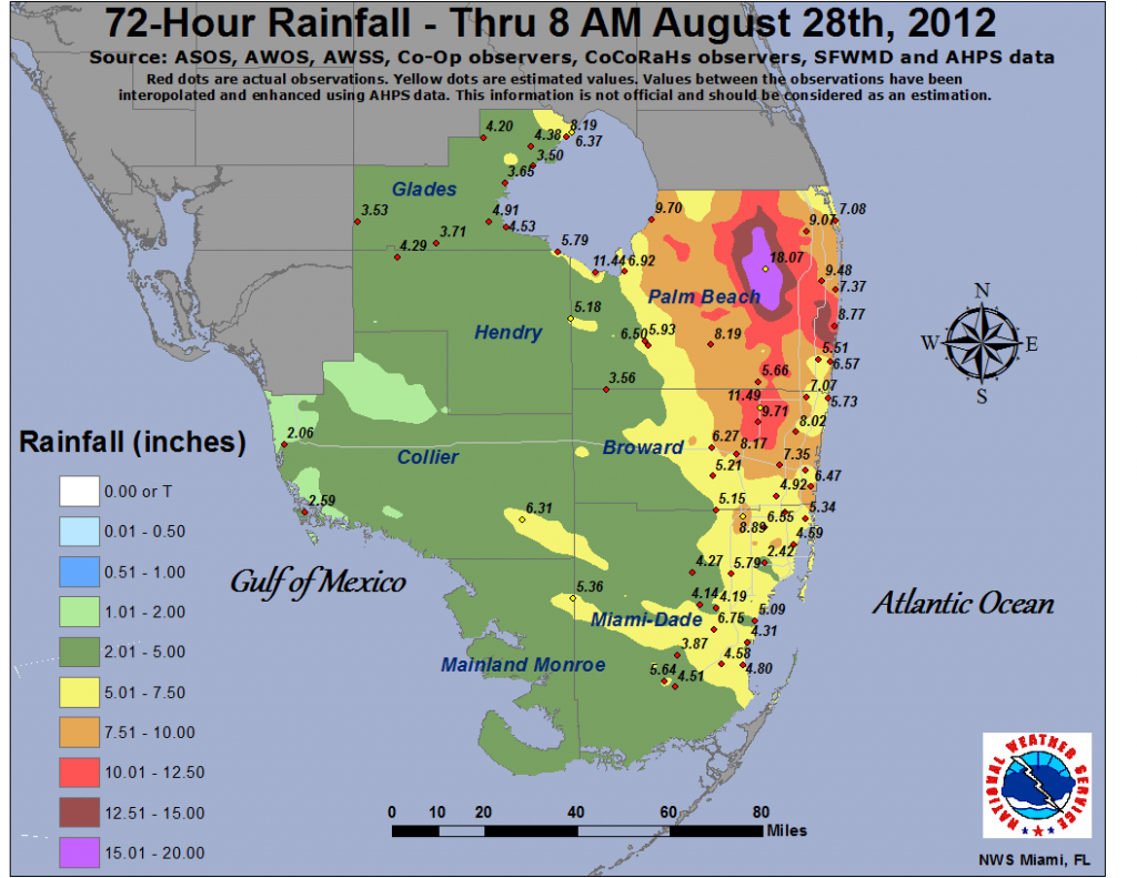Isaac - Florida Weather Map Today