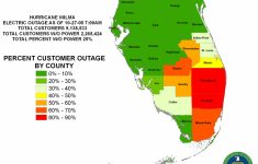 Iser - Gulf Coast Hurricanes - Power Outages In Florida Map
