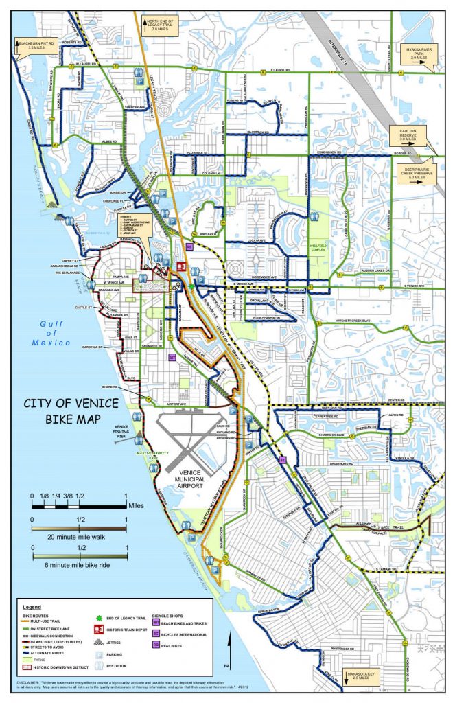 Island Parking - Visit Venice Fl - Map Of Florida Showing Venice Beach ...