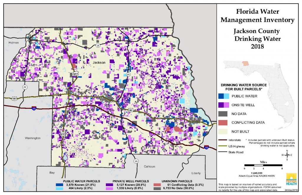 Jackson Florida Water Management Inventory Summary | Florida - Jackson County Florida Parcel Maps