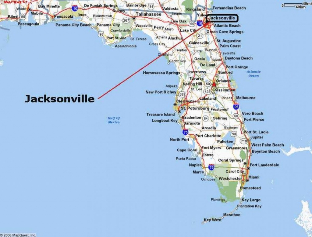 Jacksonville Florida Map - Jacksonville Usa Map (Florida - Usa) - Port St John Florida Map