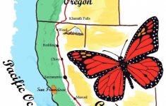 Journey's Flight | Sisters Middle School - Monarch Butterfly Migration Map California